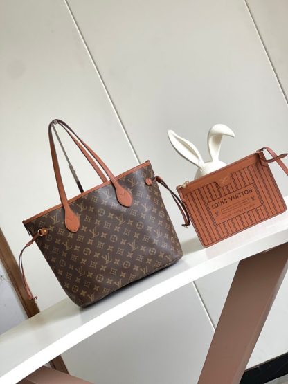  Louis Vuitton Neverfull Inside Out MM REVERSIBLE M11946 1:1 quality Tan #3560 - Image 5