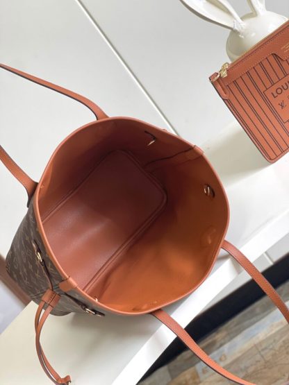  Louis Vuitton Neverfull Inside Out MM REVERSIBLE M11946 1:1 quality Tan #3560 - Image 3