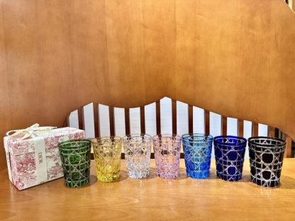  Dior Water Glass 7 Colors crystal Cups Green #3467 - Image 10