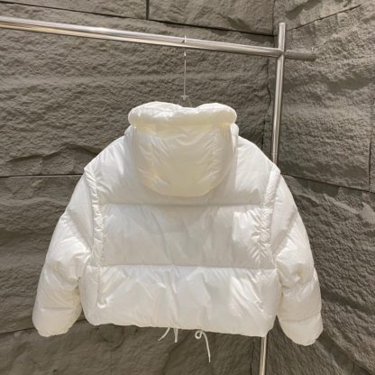  PRADA Re-Nylon convertible cropped down jacket Women Coat #3399 - Image 16
