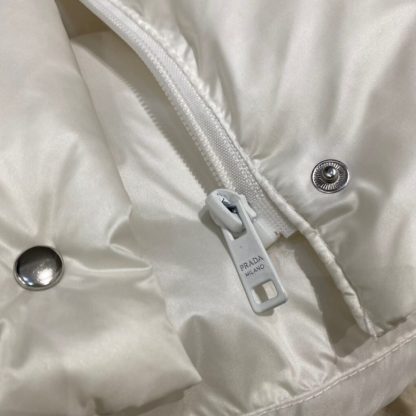  PRADA Re-Nylon convertible cropped down jacket Women Coat #3399 - Image 11
