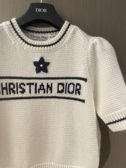  Dior 'CHRISTIAN DIOR' Short-Sleeved Sweater #3414 - Image 6