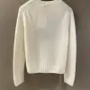  Dior Ecru Cashmere and Silk Knit with Blue Miss Dior Graffiti Motif Sweater #3416 - Image 7