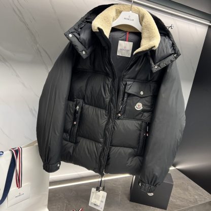  Moncler BRAYE SHORT DOWN JACKET BLACK #3550 - Image 3