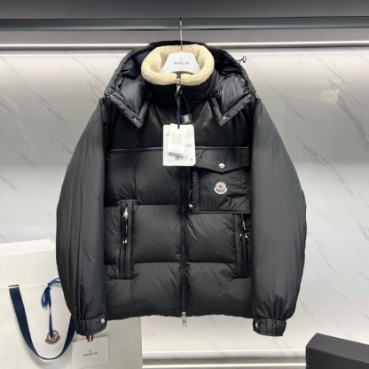  Moncler BRAYE SHORT DOWN JACKET BLACK #3550 - Image 2