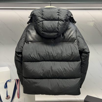  Moncler BRAYE SHORT DOWN JACKET BLACK #3550 - Image 7