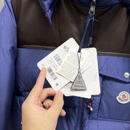  Moncler BRAYE SHORT DOWN JACKET BLUE #3549 - Image 5