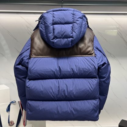 Moncler BRAYE SHORT DOWN JACKET BLUE #3549 - Image 6