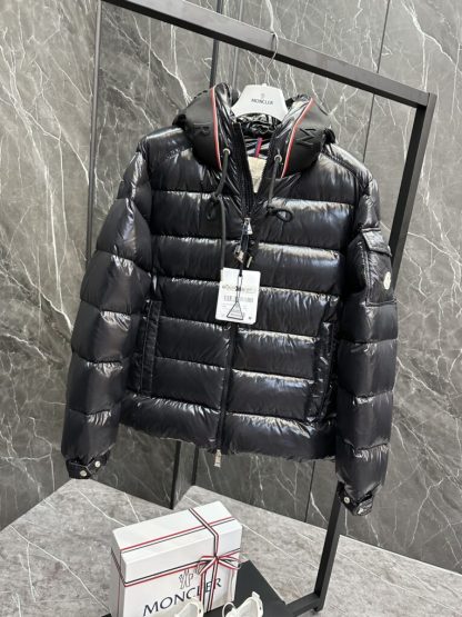  Moncler PAVIN Short Down Jacket Outerwear Black #3558 - Image 3