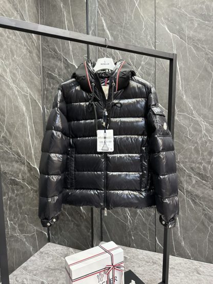  Moncler PAVIN Short Down Jacket Outerwear Black #3558 - Image 2