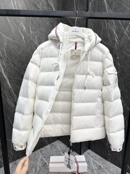  Moncler PAVIN Short Down Jacket Outerwear White #3557 - Image 7