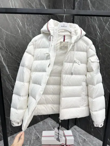  Moncler PAVIN Short Down Jacket Outerwear White #3557 - Image 7