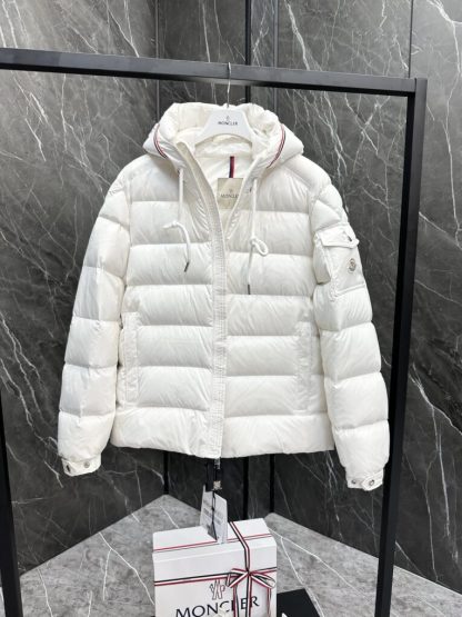  Moncler PAVIN Short Down Jacket Outerwear White #3557 - Image 6