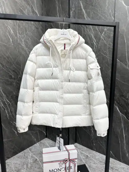  Moncler PAVIN Short Down Jacket Outerwear White #3557 - Image 6