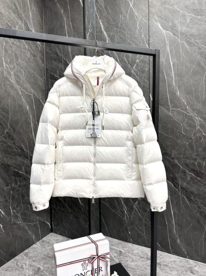  Moncler PAVIN Short Down Jacket Outerwear White #3557 - Image 5