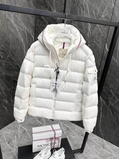  Moncler PAVIN Short Down Jacket Outerwear White #3557 - Image 2