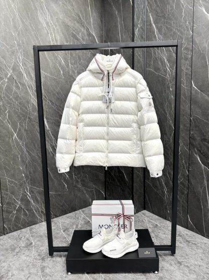  Moncler PAVIN Short Down Jacket Outerwear White #3557 - Image 3