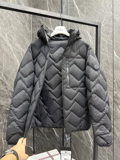  Moncler STELIERE SHORT DOWN JACKET BLACK #3548 - Image 11