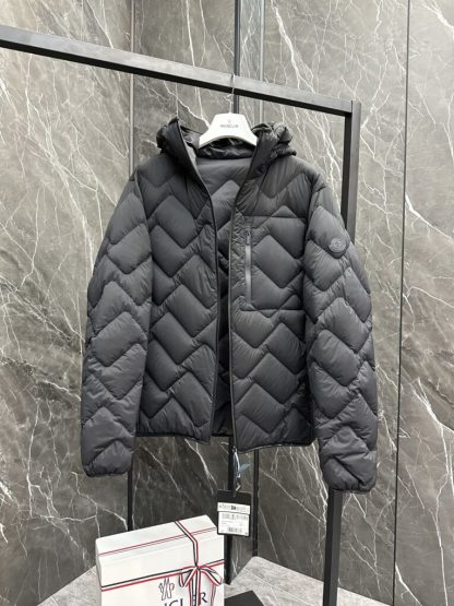  Moncler STELIERE SHORT DOWN JACKET BLACK #3548 - Image 12