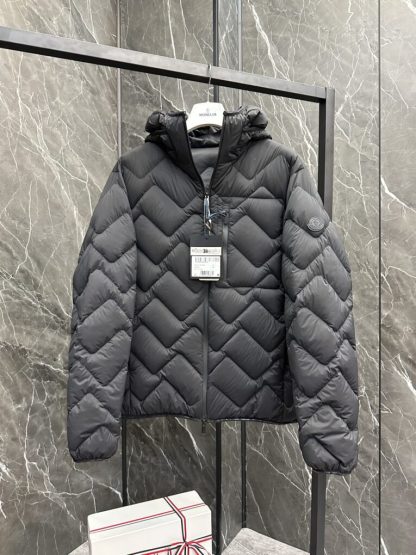  Moncler STELIERE SHORT DOWN JACKET BLACK #3548 - Image 9