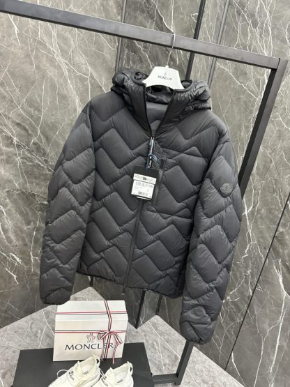  Moncler STELIERE SHORT DOWN JACKET BLACK #3548 - Image 13