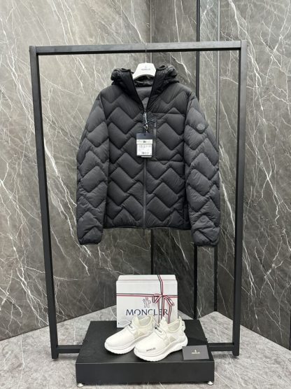  Moncler STELIERE SHORT DOWN JACKET BLACK #3548 - Image 14