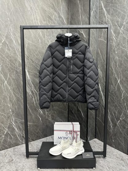  Moncler STELIERE SHORT DOWN JACKET BLACK #3548 - Image 15