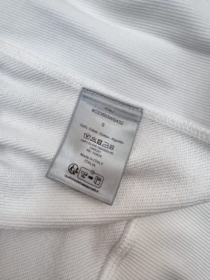  Men's Dior Charm Relaxed-Fit Sweatshirt White Cotton Fleece #3476 - Image 6