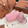 Loro Piana  Extra Poket L19 Ostrich leather Pink #3473 - Image 3