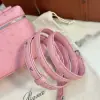 Loro Piana  Extra Poket L19 Ostrich leather Pink #3473 - Image 2