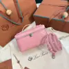 Loro Piana  Extra Poket L19 Ostrich leather Pink #3473 - Image 6