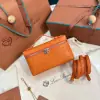 Loro Piana  Extra Poket L19 Ostrich leather Orange #3471 - Image 6