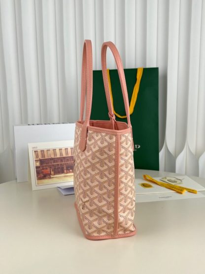  Goyard Anjou Mini Bag Pink Tote #3382 - Image 12