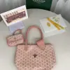  Goyard Anjou Mini Bag Pink Tote #3382 - Image 5