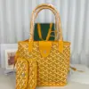  Goyard Anjou Mini Bag Yellow Tote #3380 - Image 4