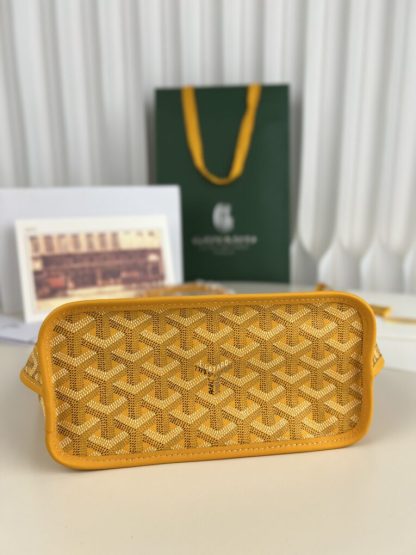  Goyard Anjou Mini Bag Yellow Tote #3380 - Image 9