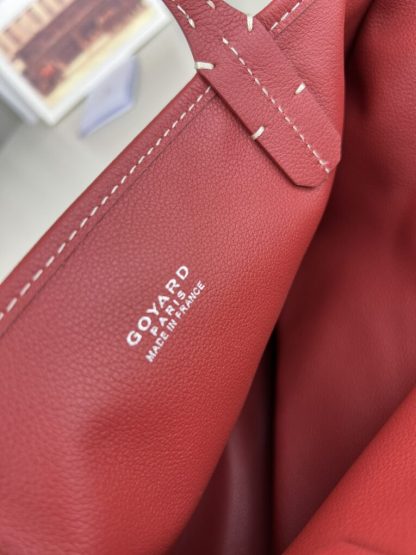  Goyard Anjou Mini Bag Burgundy Tote #3379 - Image 3