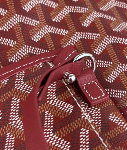  Goyard Anjou Mini Bag Burgundy Tote #3379 - Image 4