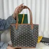  Goyard Anjou Mini Bag Black and Tan Tote #3374 - Image 11