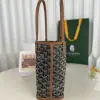  Goyard Anjou Mini Bag Black and Tan Tote #3374 - Image 15