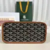  Goyard Anjou Mini Bag Black and Tan Tote #3374 - Image 17