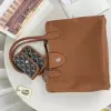  Goyard Anjou Mini Bag Black and Tan Tote #3374 - Image 4