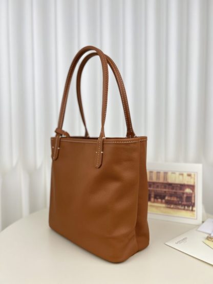  Goyard Anjou Mini Bag Black and Tan Tote #3374 - Image 5