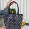  Goyard Anjou Mini Bag Navy Blue Tote #3378 - Image 14