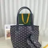  Goyard Anjou Mini Bag Navy Blue Tote #3378 - Image 16