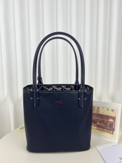  Goyard Anjou Mini Bag Navy Blue Tote #3378 - Image 18
