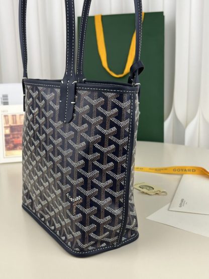  Goyard Anjou Mini Bag Navy Blue Tote #3378 - Image 13
