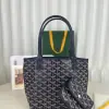  Goyard Anjou Mini Bag Navy Blue Tote #3378 - Image 8