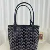  Goyard Anjou Mini Bag Navy Blue Tote #3378 - Image 11