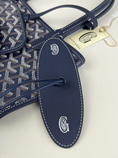  Goyard Anjou Mini Bag Navy Blue Tote #3378 - Image 2